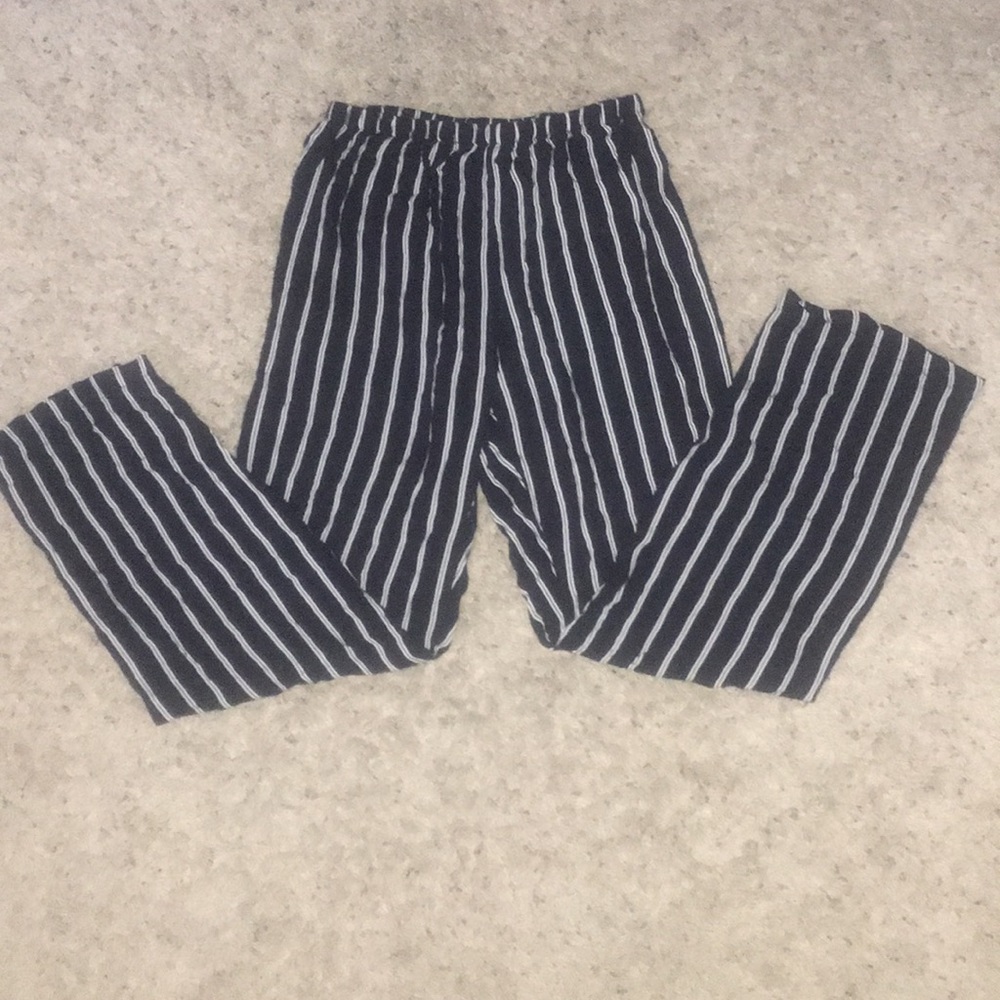 Stripped flowy pants